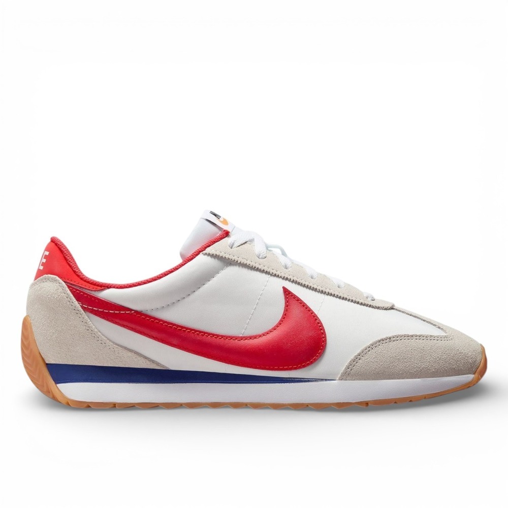 Nike Pacific Sneaker Mens 12 White Red Running Casual Athletic Comfort Shoes NEW